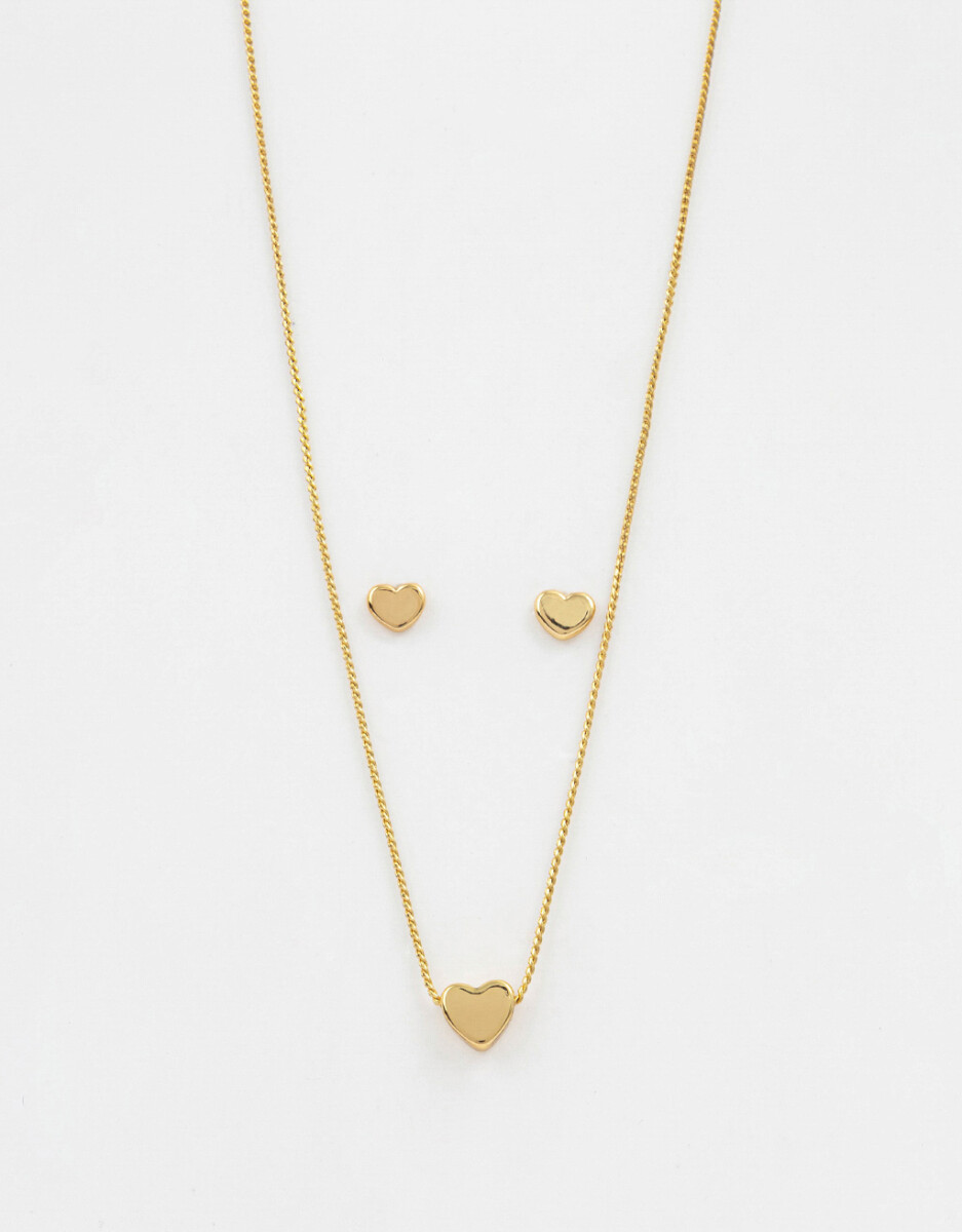 Set De Bijou Bañado En Oro 