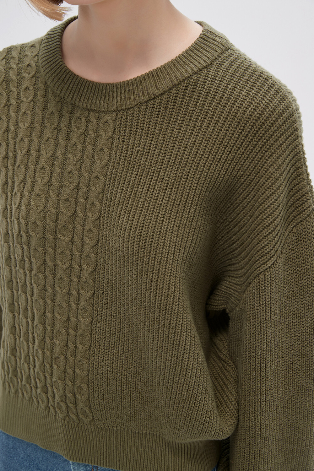 Sweater Ritmo Verde Oliva