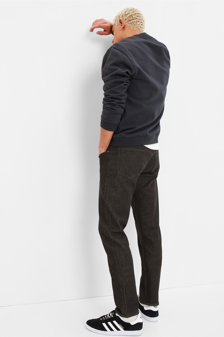Jean Slim Soft Hombre Black Wash