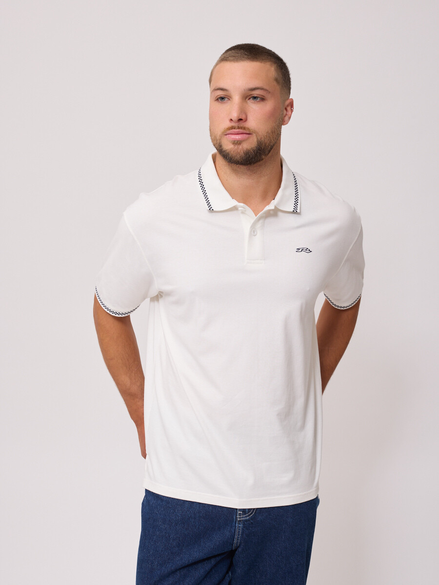 POLO LUVIAN RUSTY - Blanco 