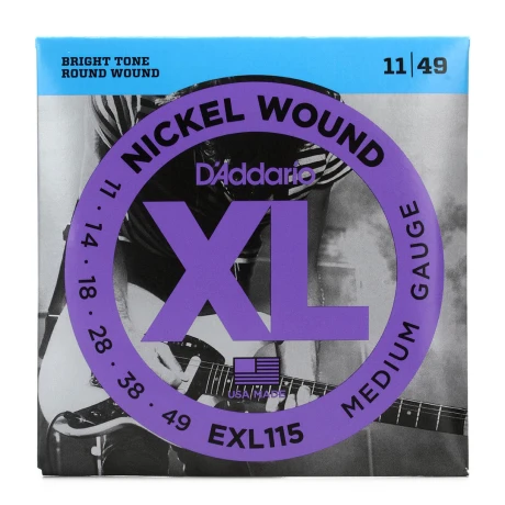 ENCORDADO ELÉCTRICA DADDARIO EXL115 NIC. WOUND 011 ENCORDADO ELÉCTRICA DADDARIO EXL115 NIC. WOUND 011