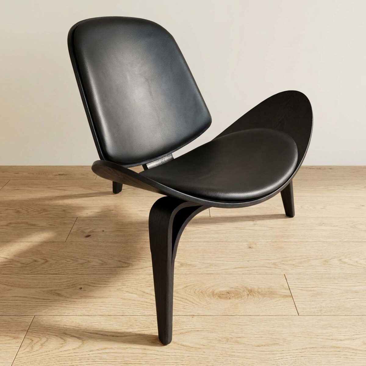 BUTACA - NEGRO MADERA SHELL 