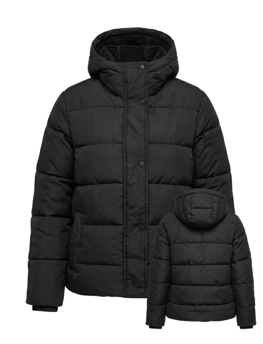 Campera O'Neill Puffer Plush - Negro 