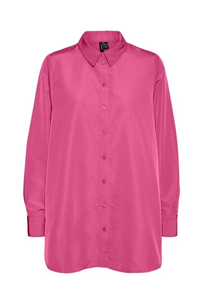 Camisa Tessie Oversize Shocking Pink