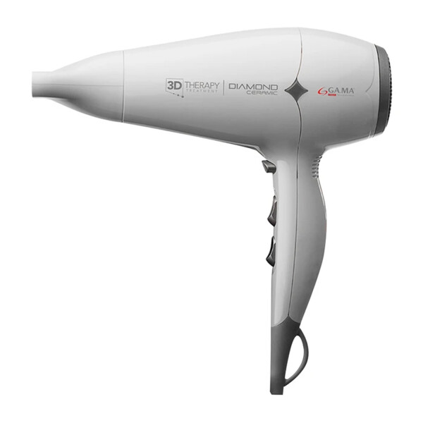 Secador De Pelo Ga.ma Italy Diamond Ceramic 3d Therapy 2300 W SECADOR GAMA DIAMOND CERAMIC ION 3D GRIS