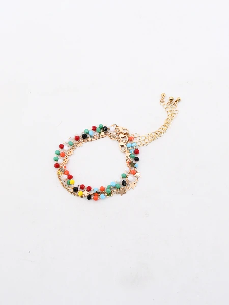PULSERAS SET x 4 DORADO
