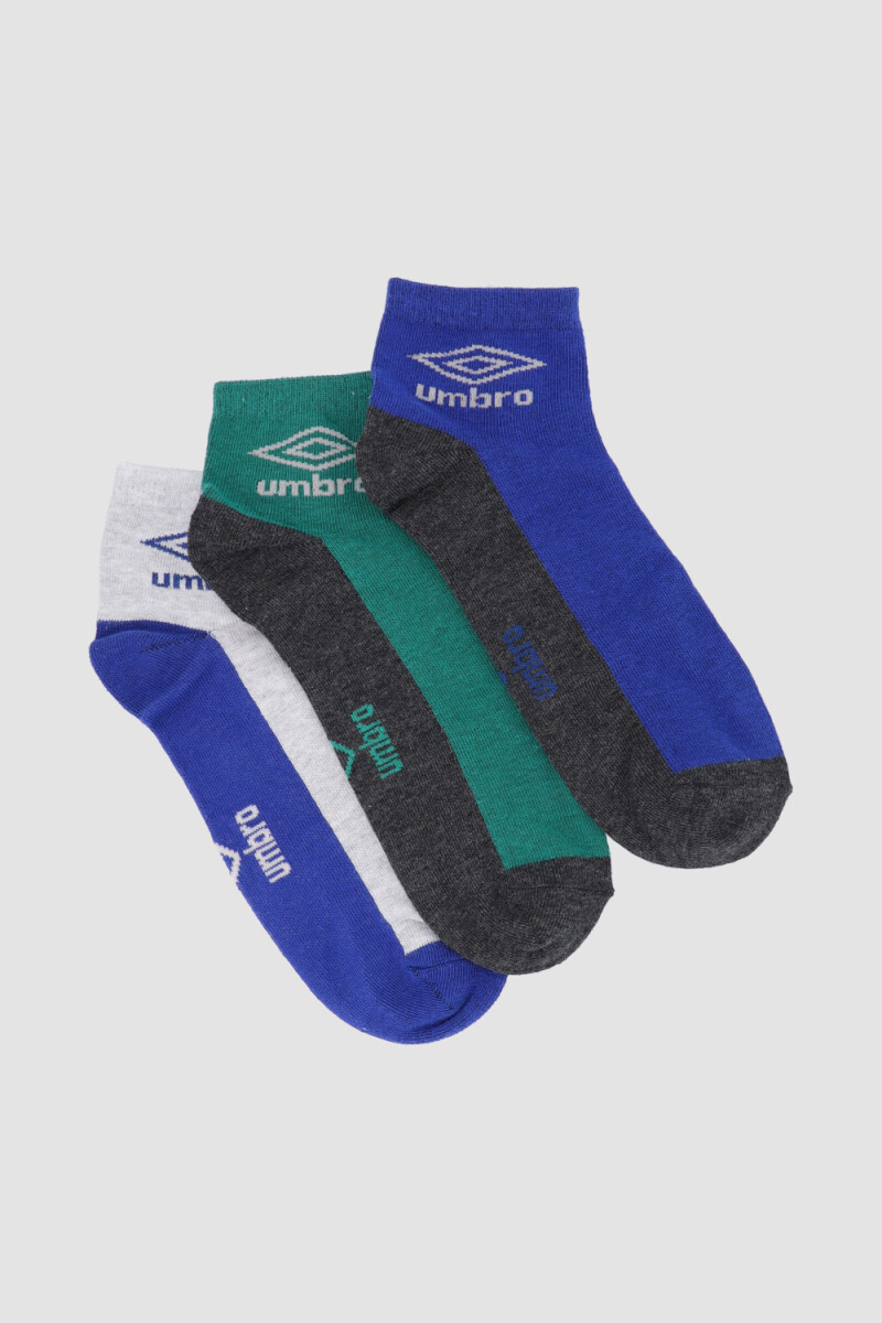 Media corta deportiva umbro pack x3 Variante 26