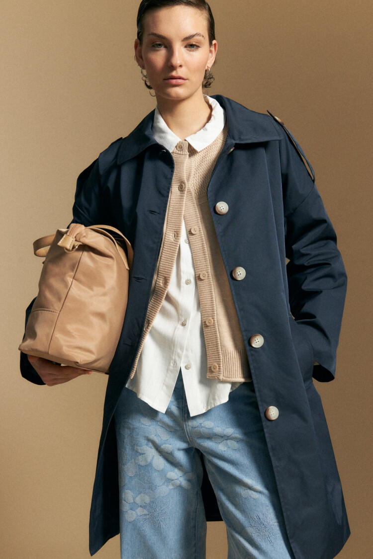 CARDIGAN JUSTIN Beige Melange