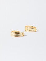 Pendientes De Aro De Plata 925 dorado