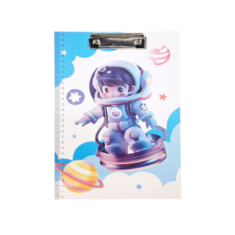 Tabla con pinza diseño astronauta tamaño A4 Tabla Con Pinza Diseño Astronauta Tamaño A4