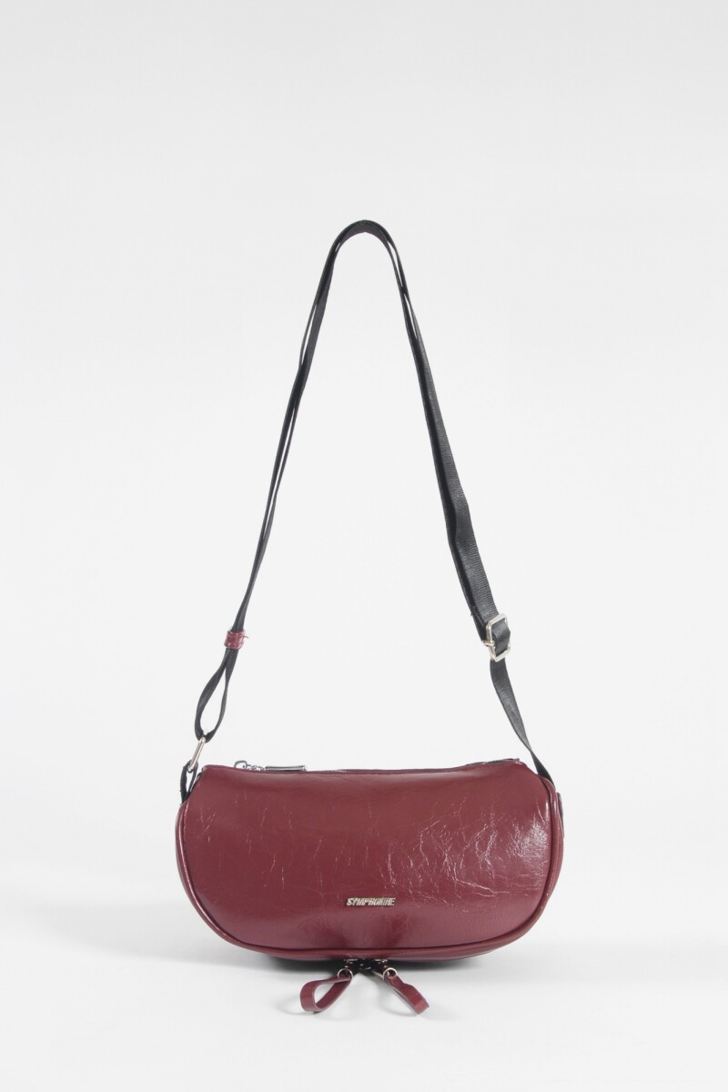 Riñonera doble cierre bordo