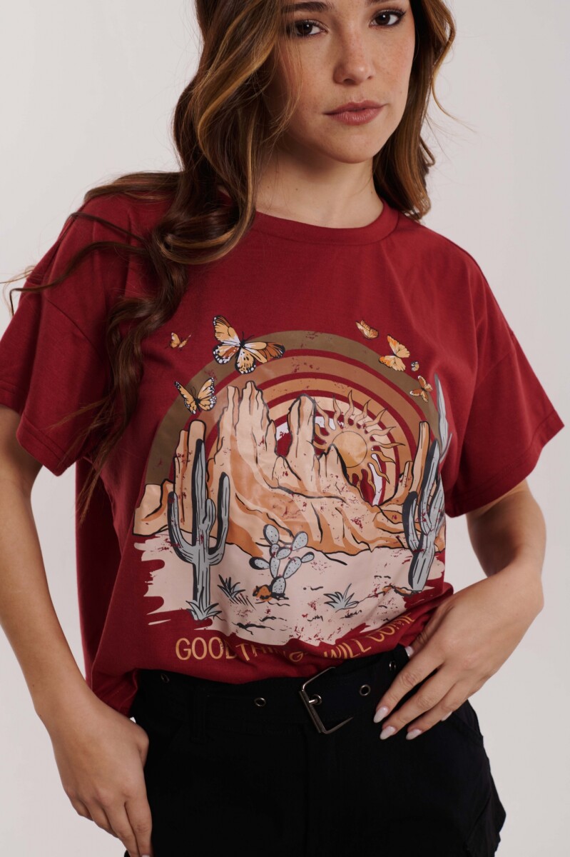 REMERA GRACE - ROJO 