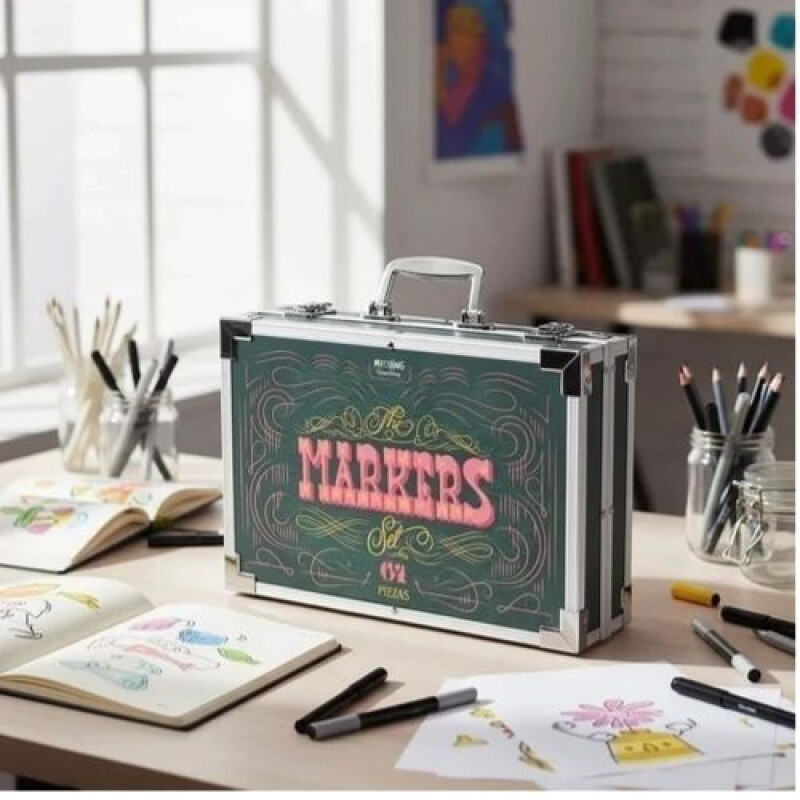 Set de marcadores premium caja x64 Mooving Set De Marcadores Premium Caja X64 Mooving