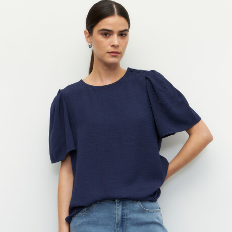 TOP FERRADURA Azul Marino