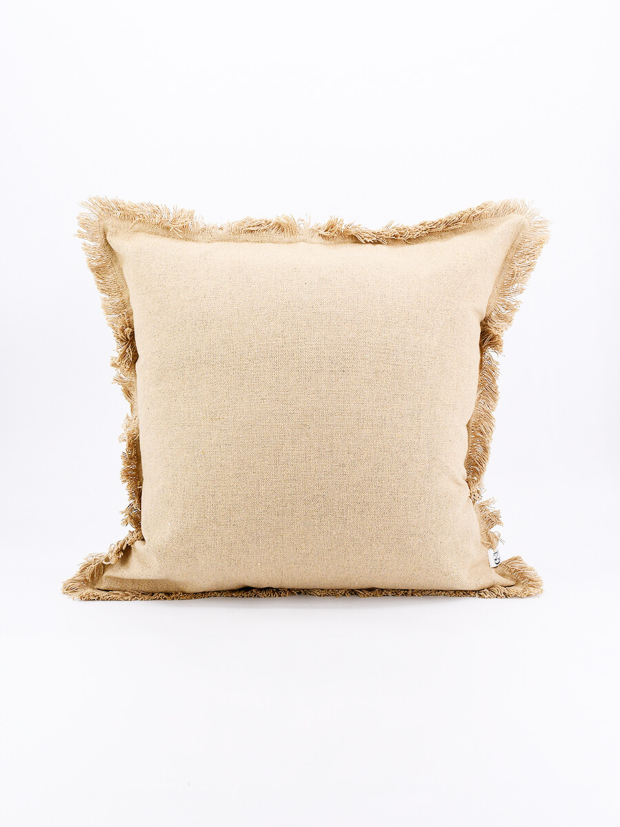 FUNDA DE ALMOHADON - TOSTADO 