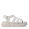 Sandalias de Mujer Bottero de tiras c/velcro Blanco Hueso