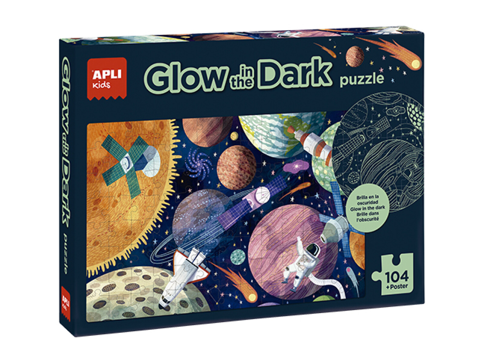 Puzzle Glow in the dark Apli Sistema solar 