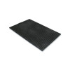 ALFOMBRA GOMA RECT NEGRO 60X90CM Unica