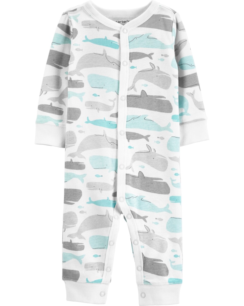 Pijama de algodón estampado 