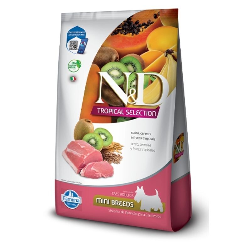 N&D Tropical Perro Adulto Razas Pequeñas, Proteina de Cerdo 2+0,5 kgs N&D Tropical Perro Adulto Razas Pequeñas, Proteina de Cerdo 2+0,5 kgs