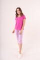 Pijama Manga Corta Capri 41553 Lila