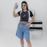 Bermuda Pulau Denim Women Azul