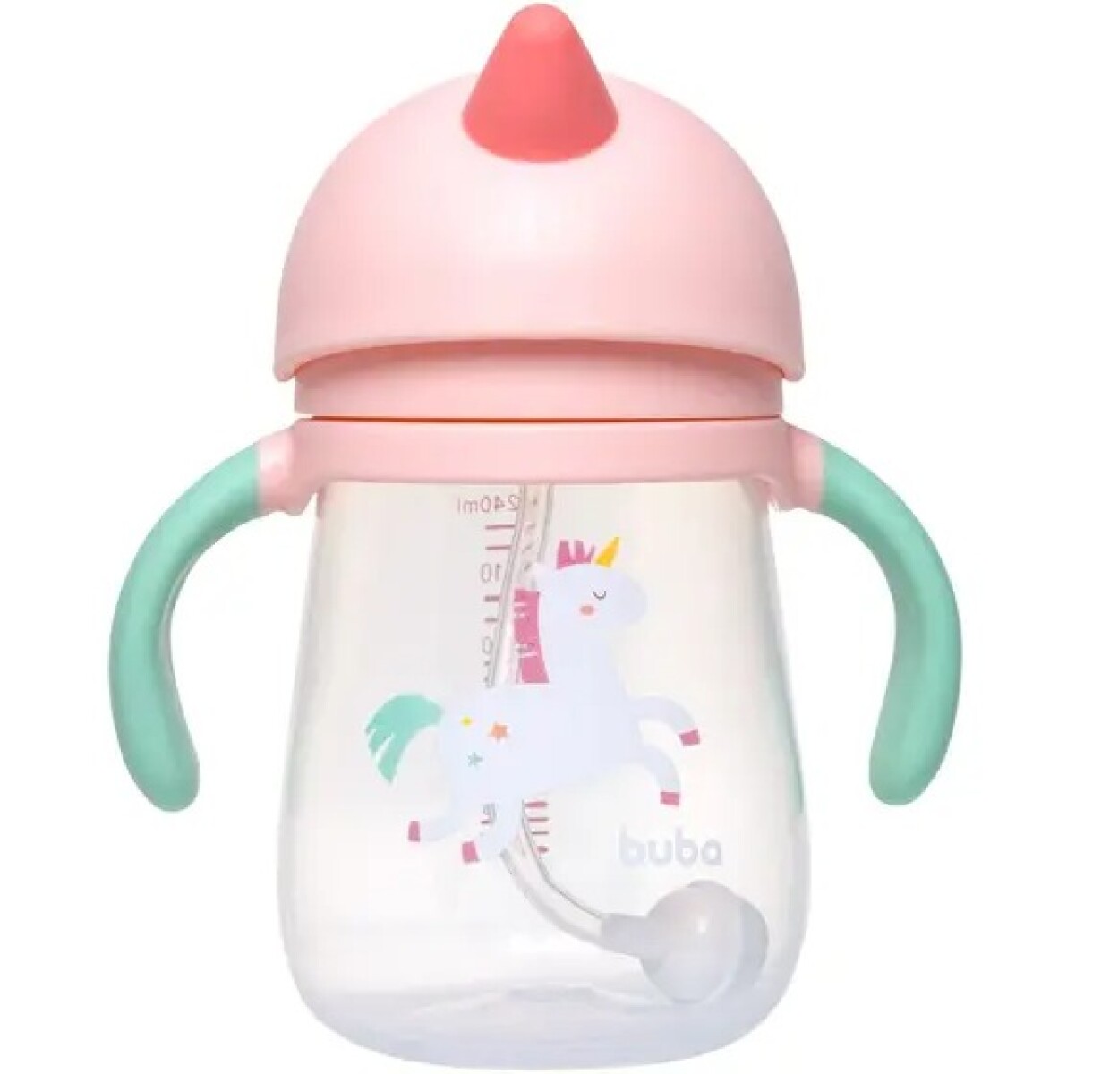 Vaso BUBA anticolico sorbito MAGIC - rosa unicornio magic 