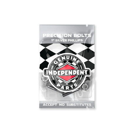 Tornillos Independent 1" Phillips Black / Silver x 8 (2 Silver y 6 Black) Tornillos Independent 1" Phillips Black / Silver x 8 (2 Silver y 6 Black)