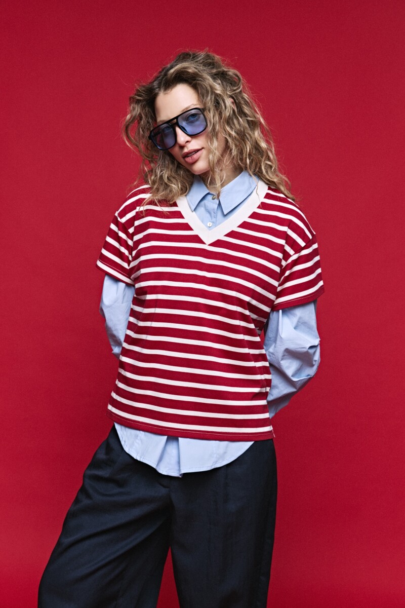 REMERA MAIKA Rojo