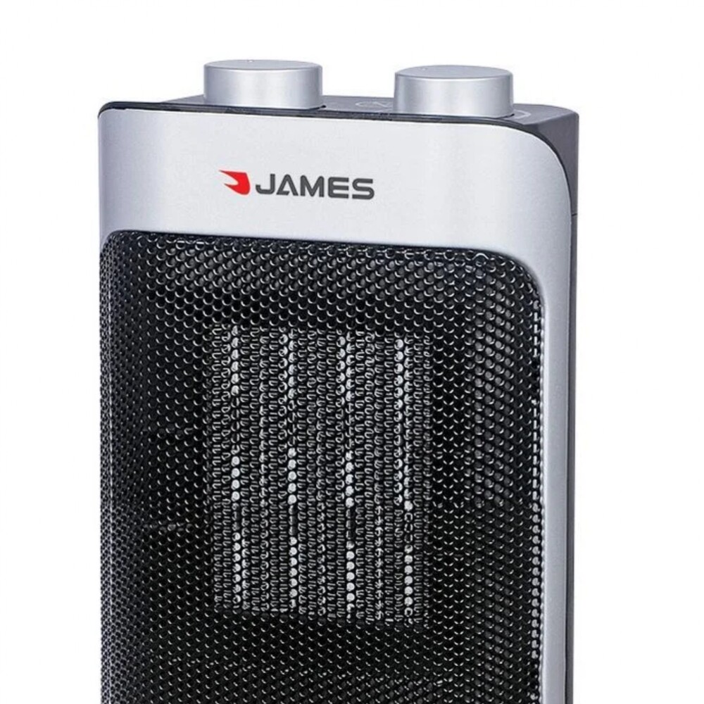 Caloventilador con Base - JAMES Gris 1500 W Caloventilador con Base - JAMES Gris 1500 W