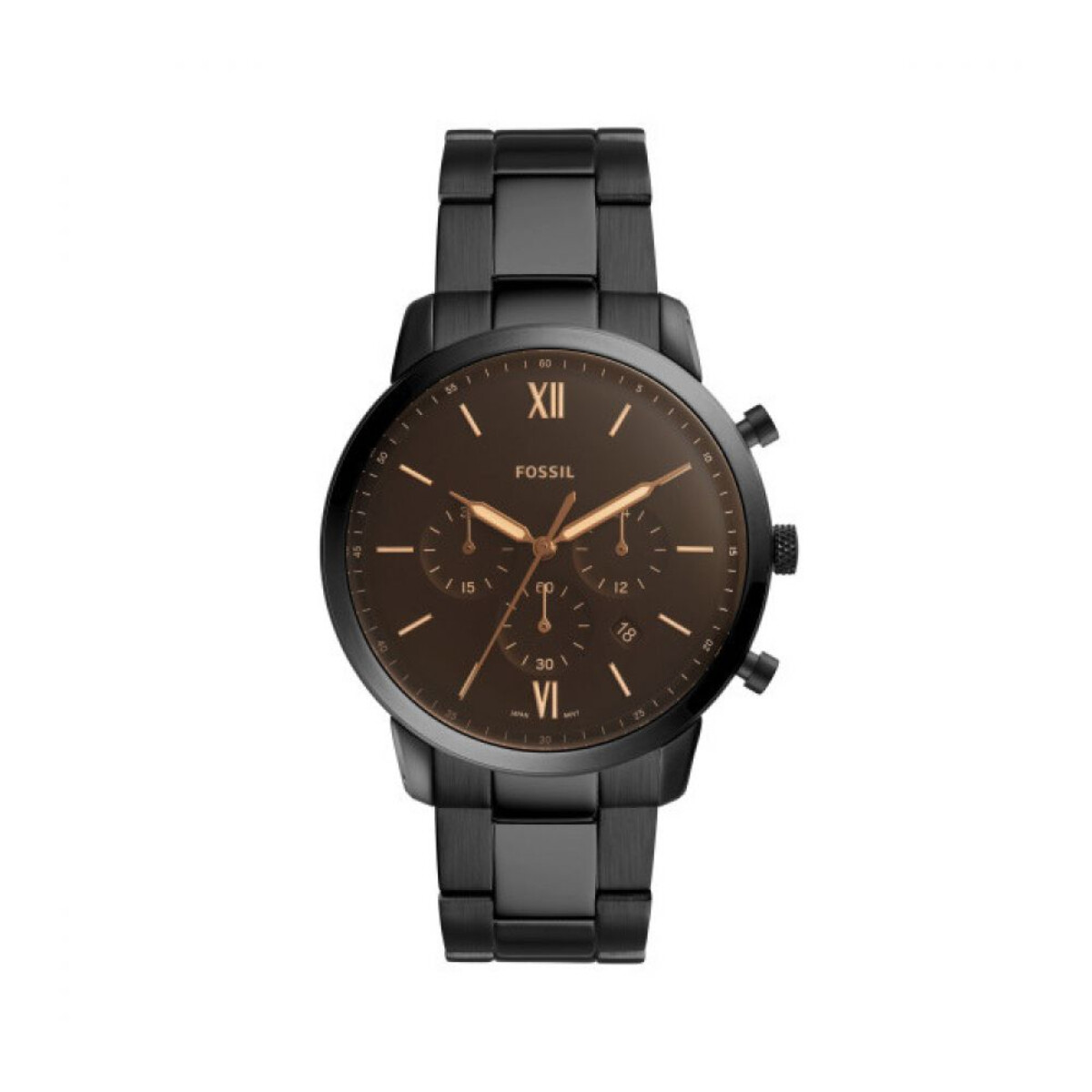 Reloj FOSSIL NEUTRA Acero Negro Esfera 44mm 