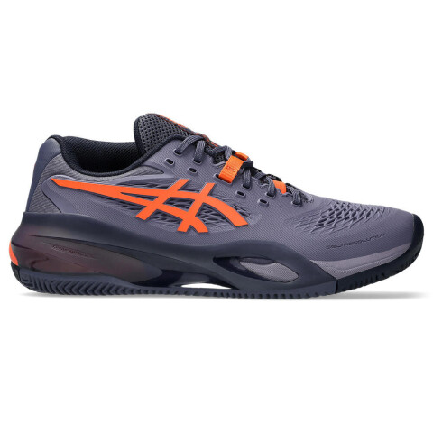 GEL Resolution X Clay - Hombre Greyish Purple/nova Orange