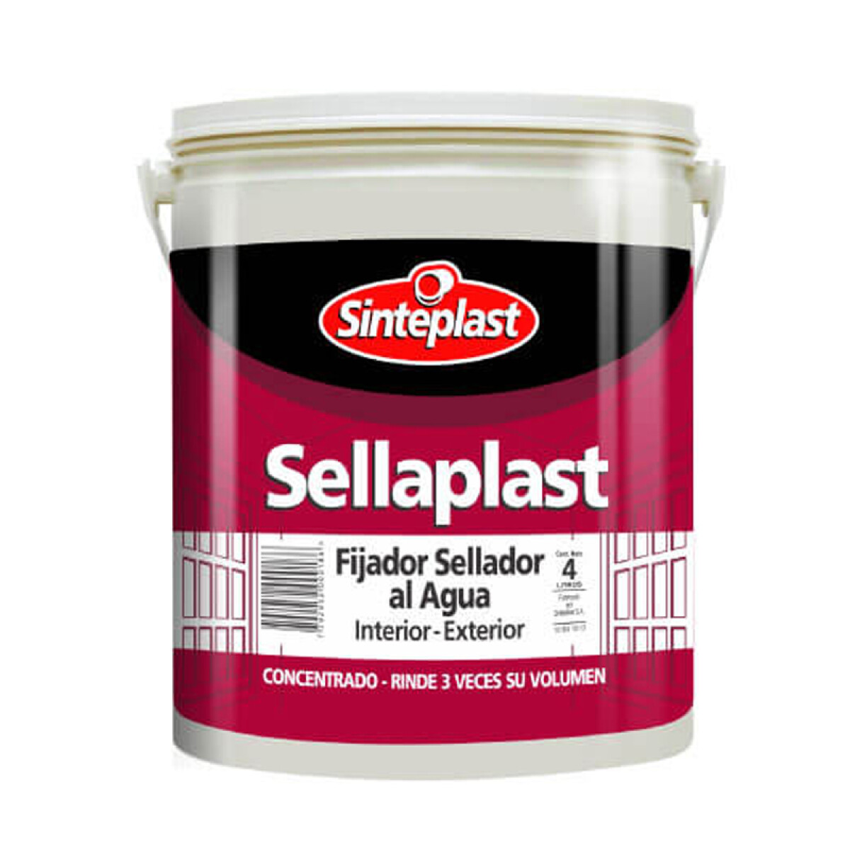SELLAPLAST FIJADOR SELLADOR INCOLORO 3.6LT SINTEPLAST ++ - N/a 