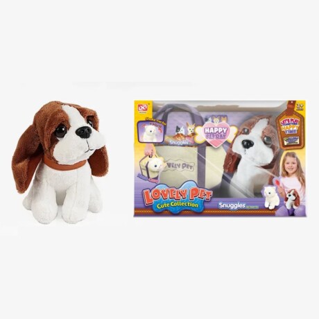 Set mascota de peluche con bolso de paseo - beagle 9091 001