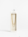 Collares Cortos Metal Set De Collares De Cadena Acero - Dorado