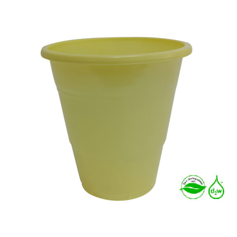 Vaso Biodegradable 210ml x10 Amarillo Pastel