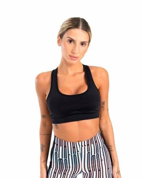 Top deportivo Negro 26246 U