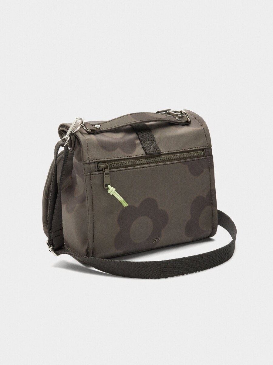 Bolsa Porta-Alimentos De Nylon Estampado Floral multicolor