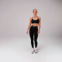 Bra Seamless V-Neck Push-Up Low Impact Bra Mujer Black/classic White Fabletics