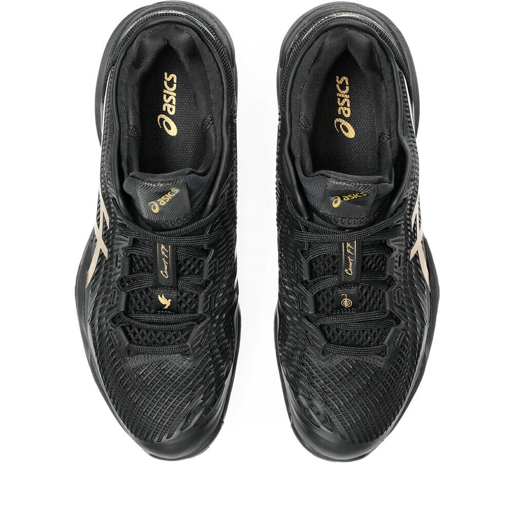 Zapatillas Tenis Court Ff 3 Novak Clay Night Hombre Black/prism Gold