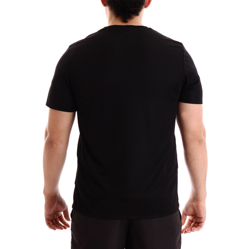 Asics M CORE RUNNING PES SS TEE BLACK Negro