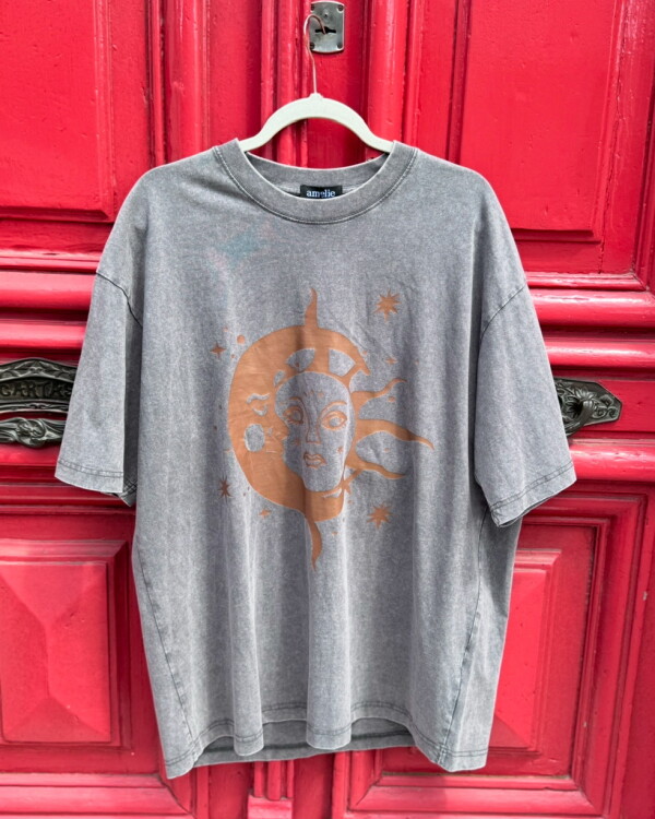 Remeron Sol y luna gris