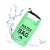 Bolso 2 Litros Celular Playa Piscina Impermeable Estanco Variante Color Verde
