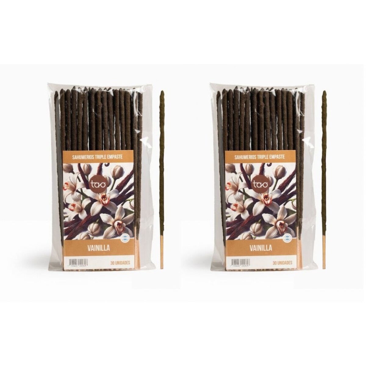 INCIENSO TAO TRIPLE EMPASTE SAGRADA MADRE - 2 PACK X30 - Vainilla 