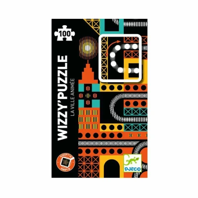 Puzzle La animada ciudad 100 piezas Djeco Puzzle La animada ciudad 100 piezas Djeco