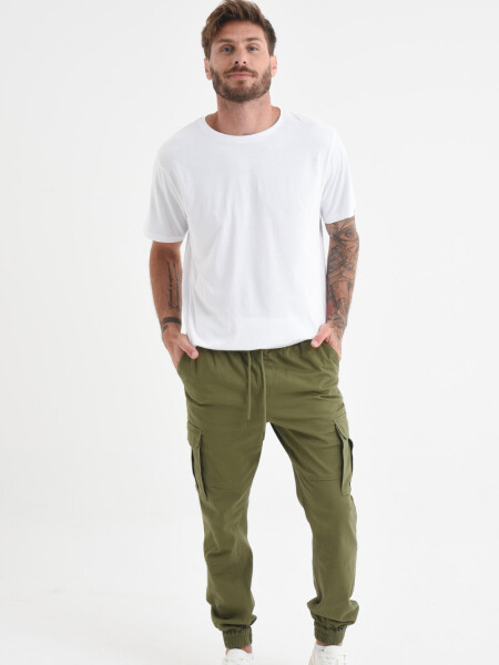 Pantalón cargo jogger Verde