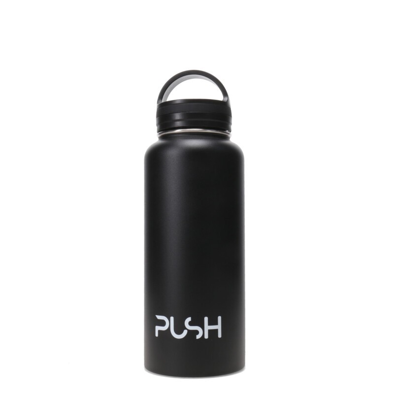 Botella Push Termica Negro