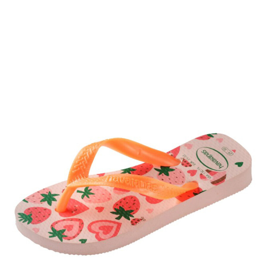 Sandalias Infantiles Havaianas Hav.Kids Flores Rosado Confeti