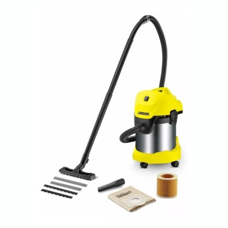 Aspiradora Con Bolsa Seco Y Húmedo KARCHER WD3 1000W Capacidad 17L Aspiradora Con Bolsa Seco Y Húmedo KARCHER WD3 1000W Capacidad 17L