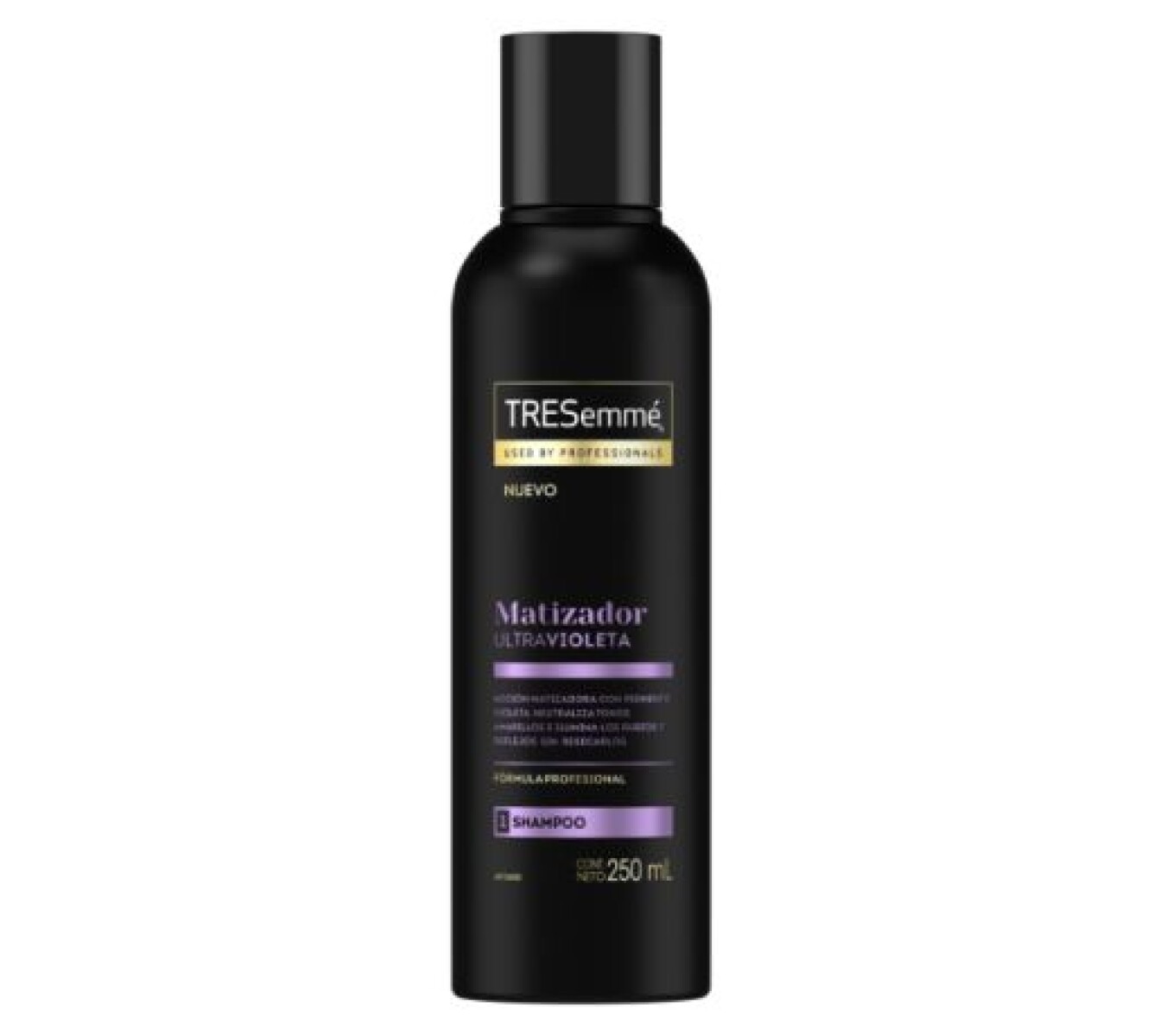 Tresemmé Shampoo Matizador Ultravioleta 250ml – Tonaliza y Neutraliza Reflejos Amarillos 